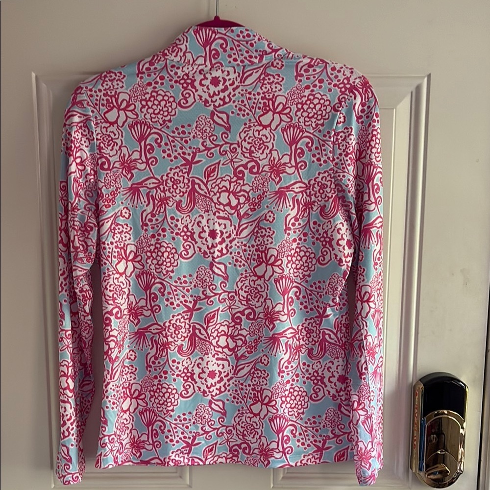 Gottex Half Zip Long Sleeve Top SZ S - Picture 5 of 6